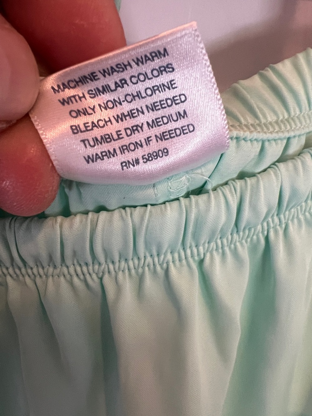 Cabernet Sleeveless Satin Pajama Set in Mint - Picture 3 of 5